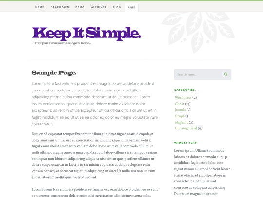 page screenshot