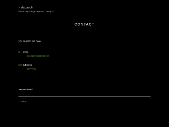 contact screenshot