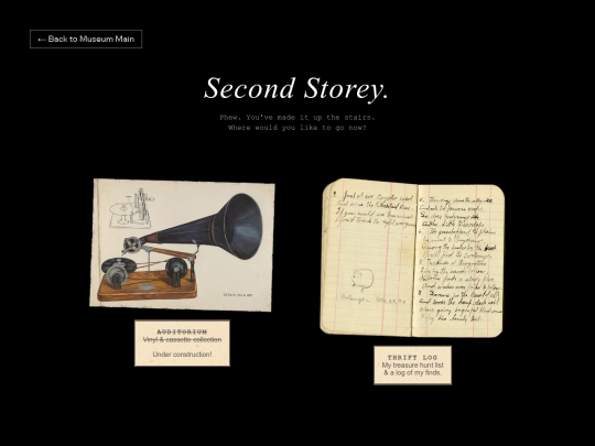 museum/secondstorey screenshot