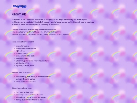 info screenshot