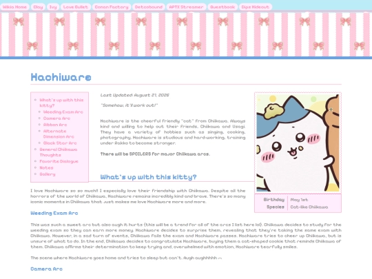 blorbopedia/hachiware screenshot