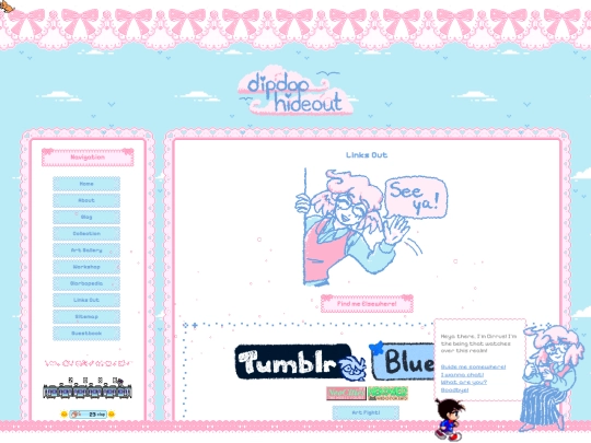 links screenshot