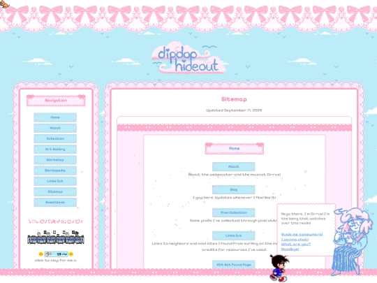 sitemap screenshot