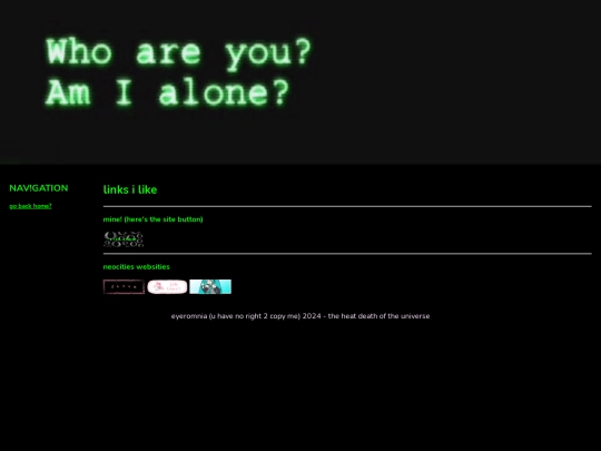 links screenshot