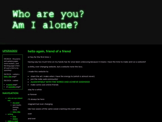 mainframe screenshot