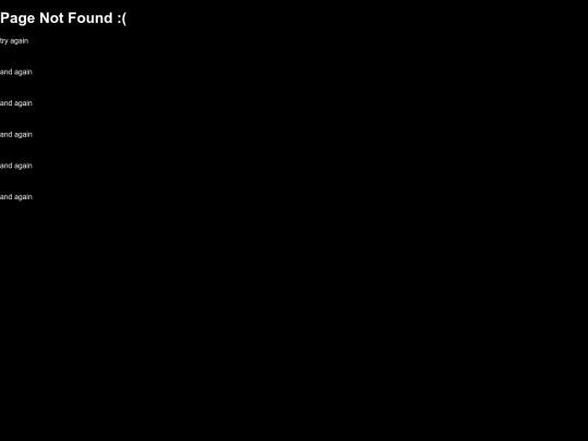 not_found screenshot