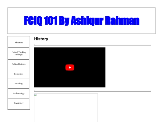 History screenshot