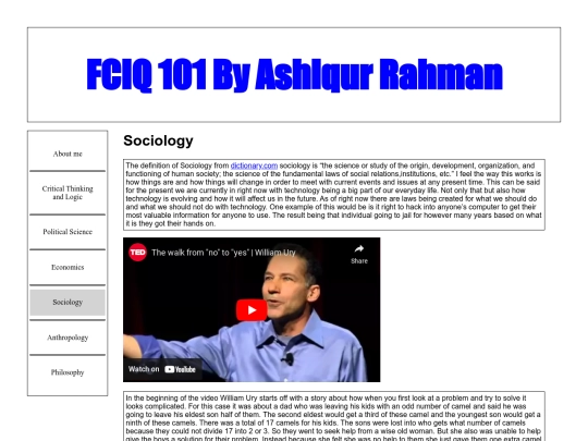 Sociology screenshot