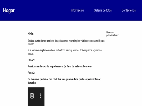 index screenshot
