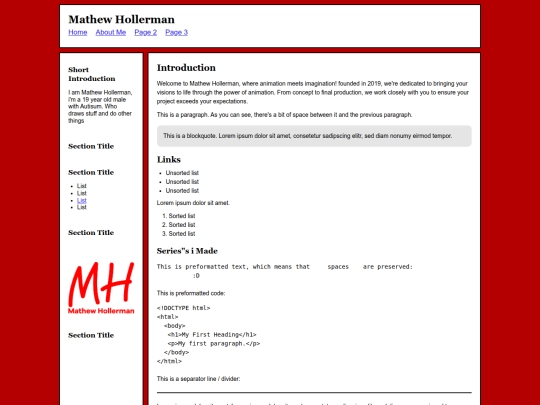 index screenshot
