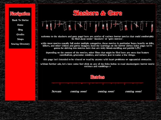 horror shrine/gore/goreindex screenshot
