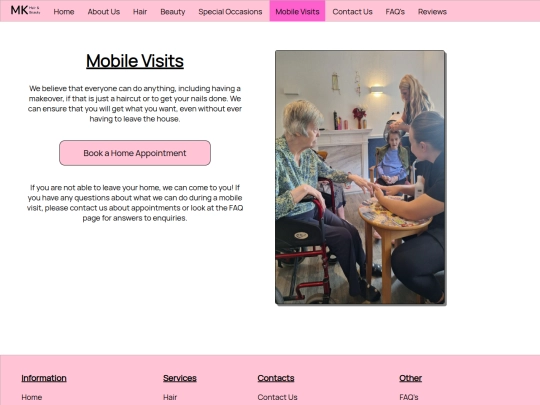 Mobile-Visits screenshot