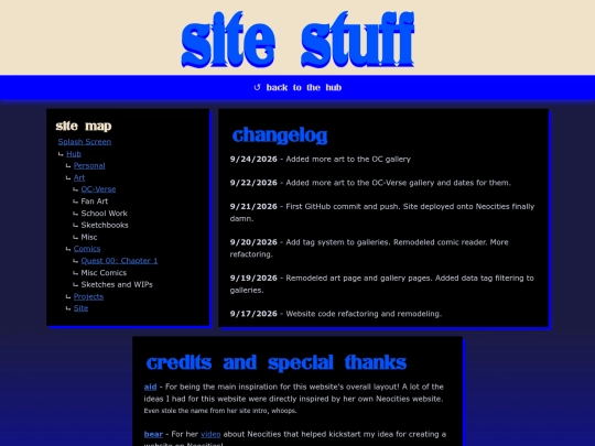 site screenshot