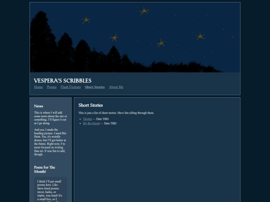 shortstories screenshot