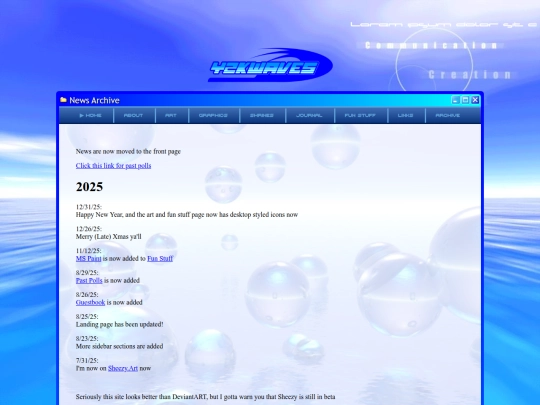 archive screenshot