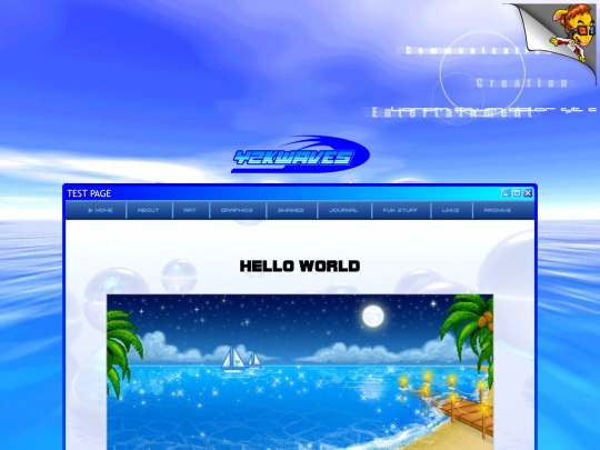 test screenshot