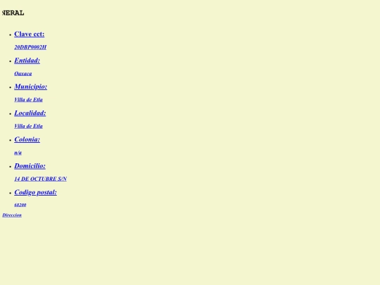 Informacion screenshot