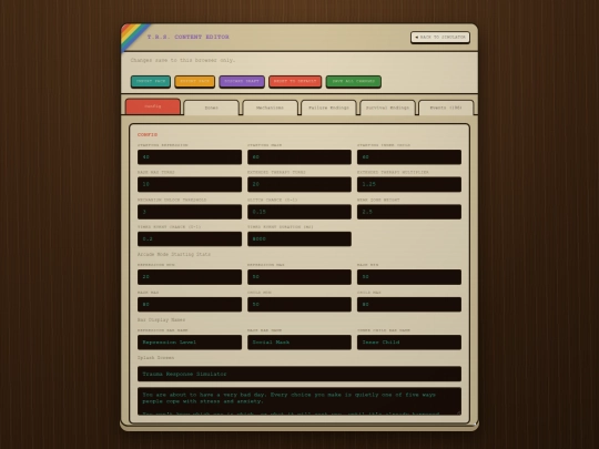 trauma/editor screenshot