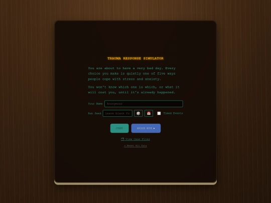 trauma screenshot