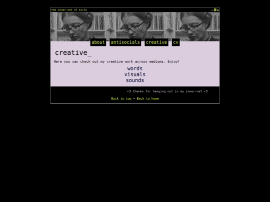 creative screenshot