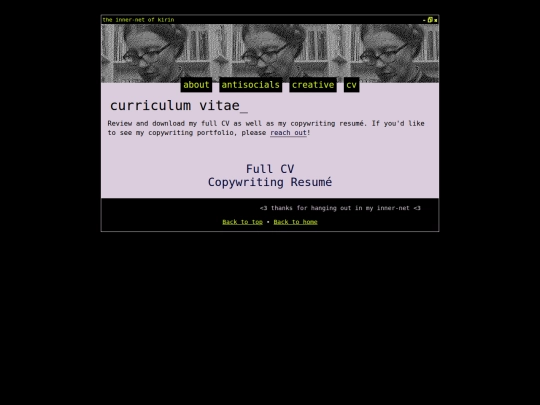 cv screenshot
