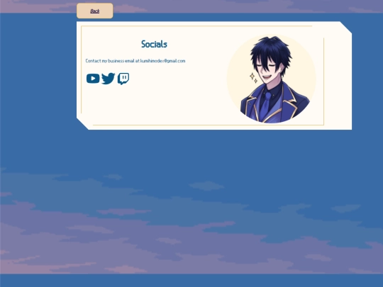 socials screenshot