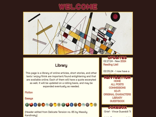library screenshot