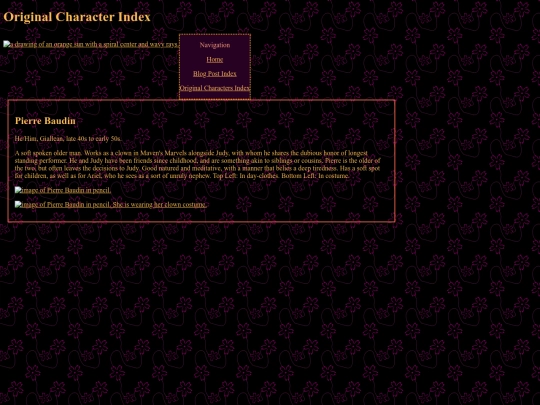 old pages/pierrebio screenshot
