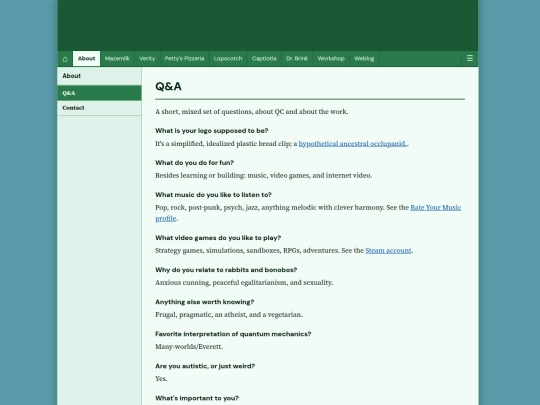 about/qa screenshot