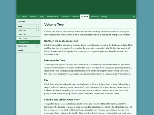 drbrink/story/volume-two screenshot