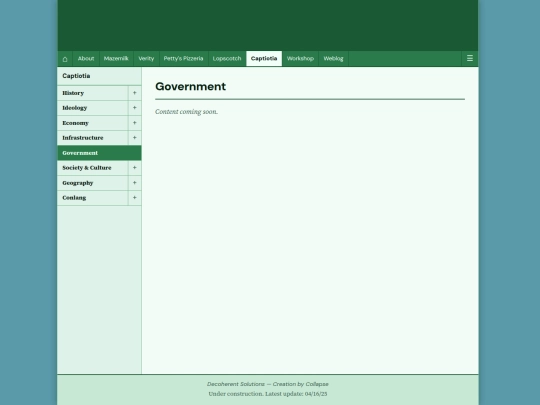 government screenshot