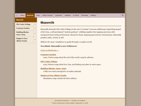mazemilk screenshot