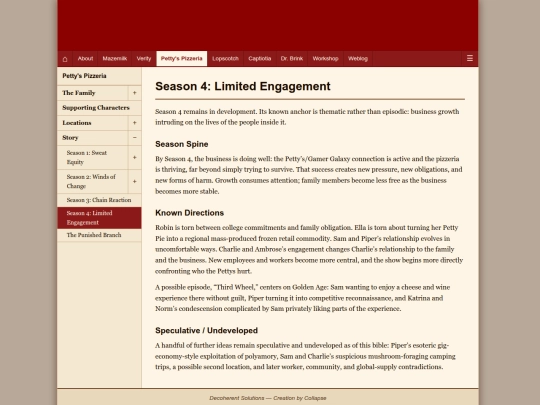 pettys-pizzeria/story/season-4 screenshot