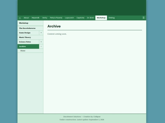 workshop/archive screenshot