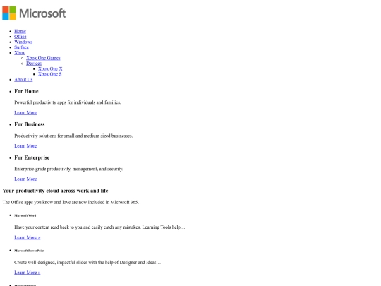 Office screenshot