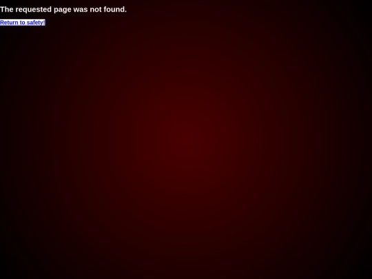 not_found screenshot