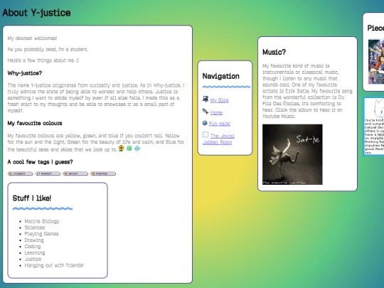 about-me screenshot