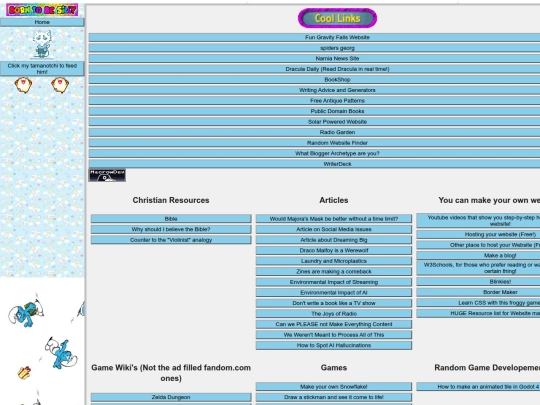 links screenshot