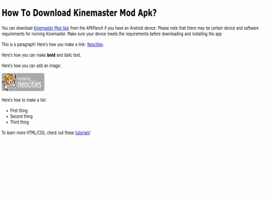 index screenshot