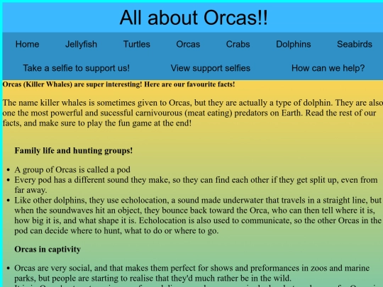 Orcas screenshot
