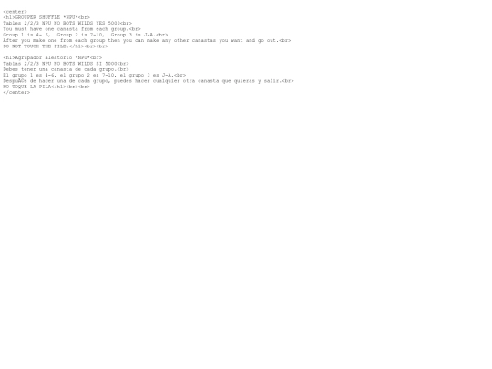 groupershuffle screenshot