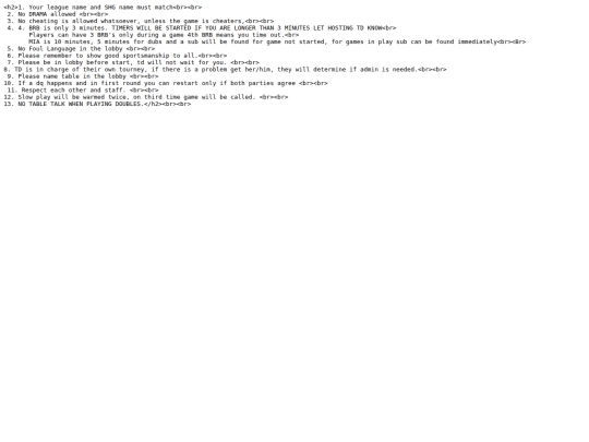 leaguerules screenshot