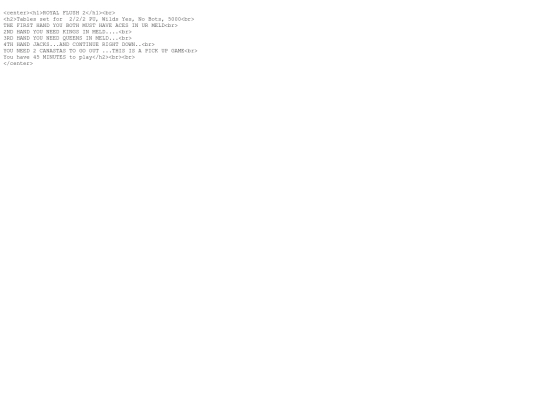 royalflush2 screenshot