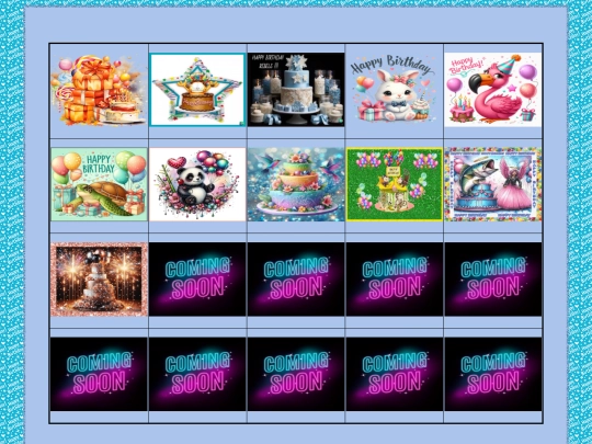 tourneypages/birthdaypages screenshot