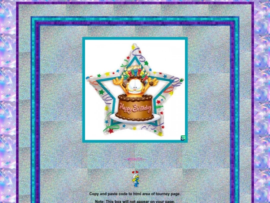 tourneypages/garfieldbirthday screenshot