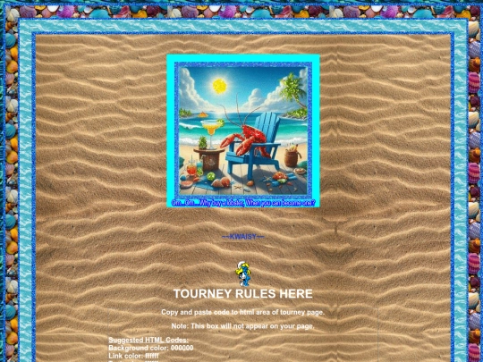 tourneypages/lobster screenshot