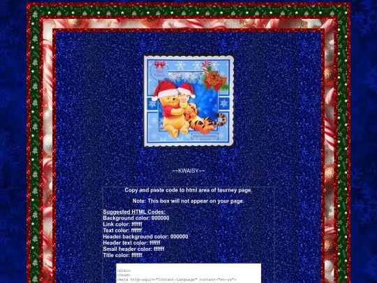 tourneypages/winniechristmas screenshot
