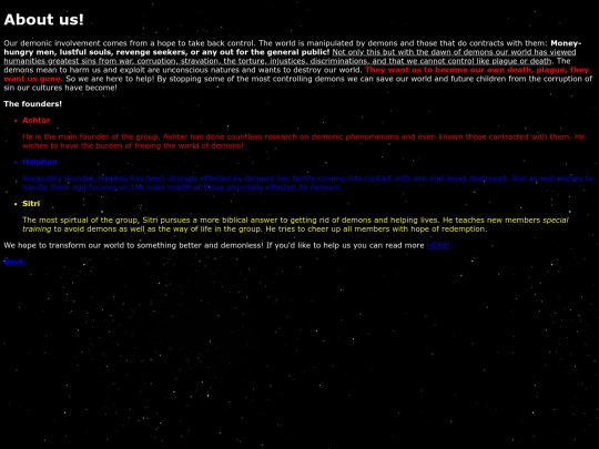 AboutUs screenshot