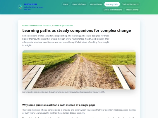 learning-paths screenshot