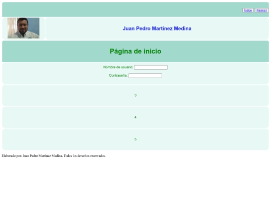 index screenshot